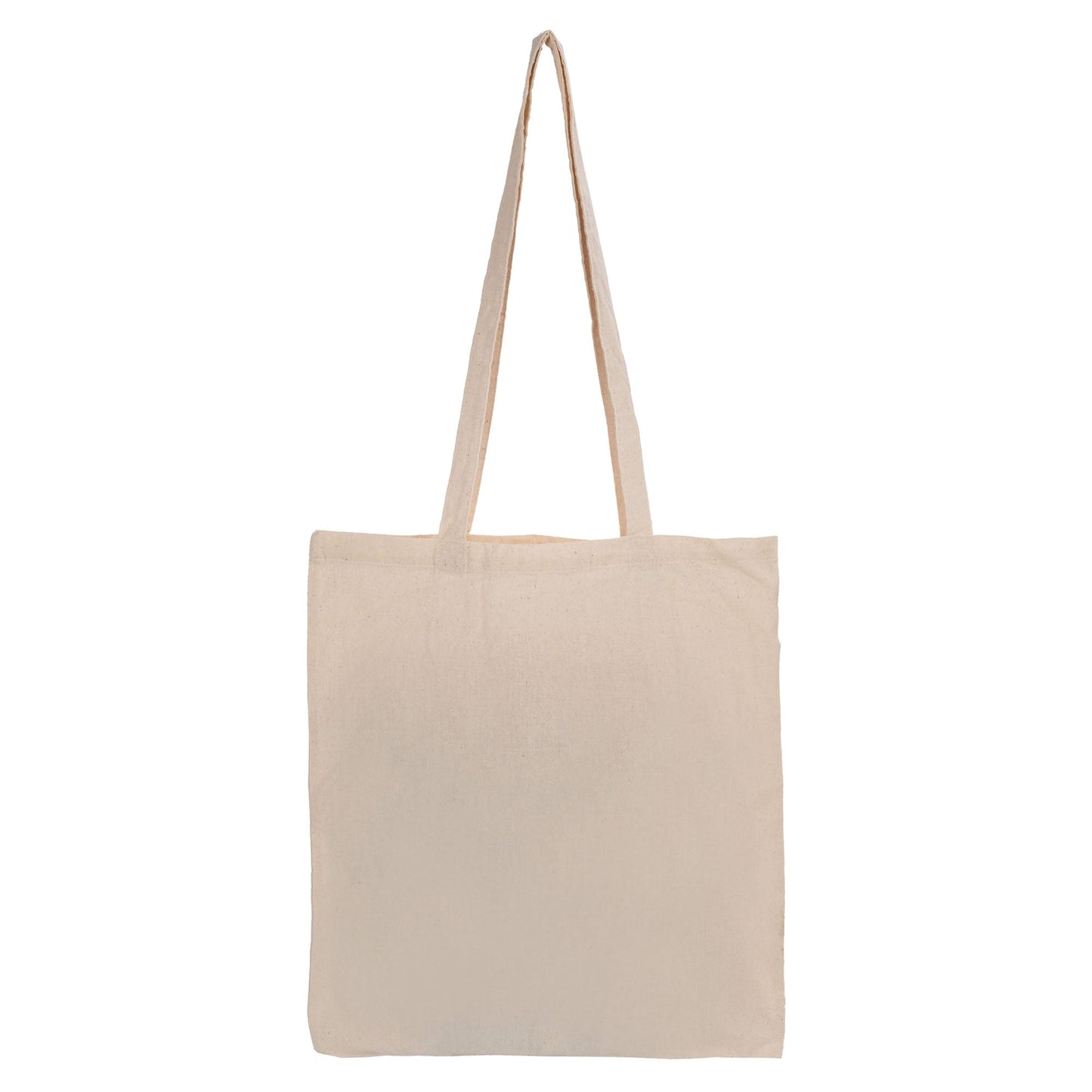 Colouring Long Handle Calico Shopper - Unbranded (Plain)