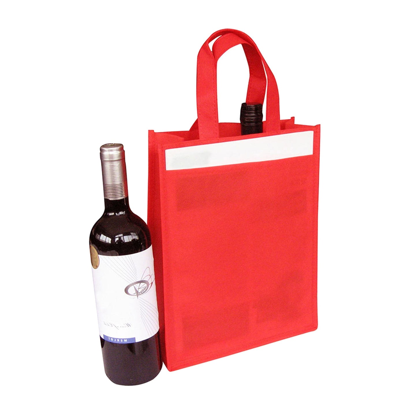 Non Woven 2 Bottle Bag - Unbranded (Plain)