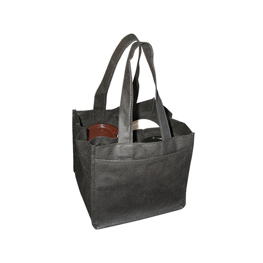 Non Woven 4 Coffee Cups Bag - Unbranded (Plain)