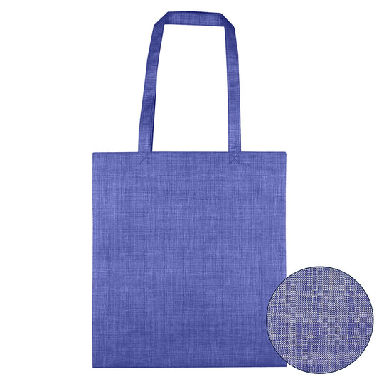 Silver Line Patterned Non Woven Bag - Unbranded (Plain)