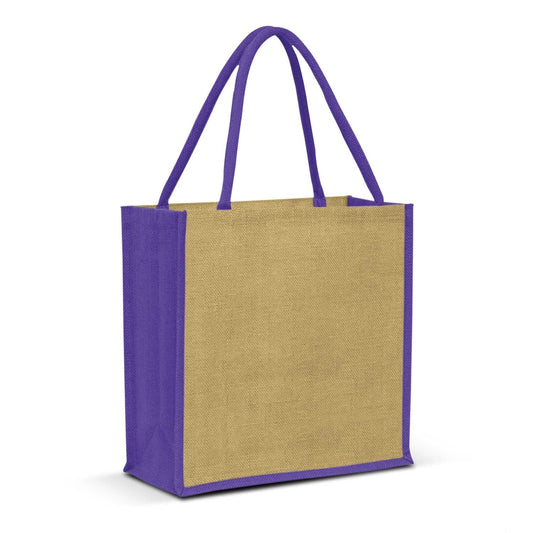 Monza Jute Tote Bag - Unbranded (Plain)