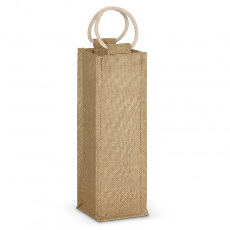 Napoli Jute Wine Carrier - Unbranded (Plain)