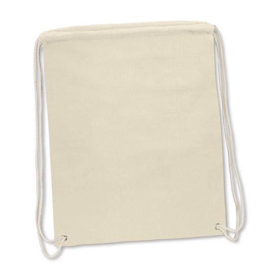 Brazil Cotton Drawstring Backpack - Unbranded (Plain)