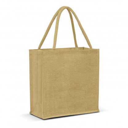 Monza Jute Tote Bag - Colour Match - Unbranded (Plain)