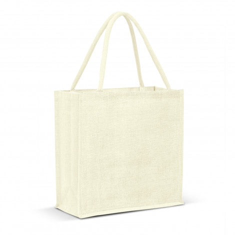Monza Jute Tote Bag - Colour Match - Unbranded (Plain)