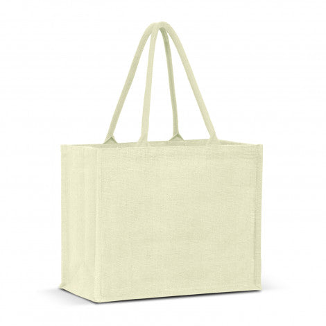 Torino Jute Tote Bag - Colour Match - Unbranded (Plain)