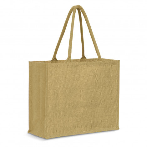 Modena Jute Tote Bag - Colour Match - Unbranded (Plain)