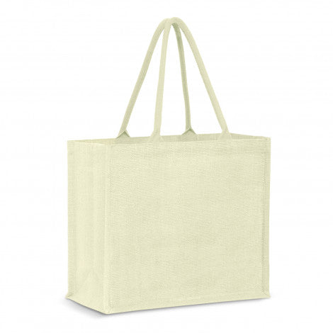 Modena Jute Tote Bag - Colour Match - Unbranded (Plain)