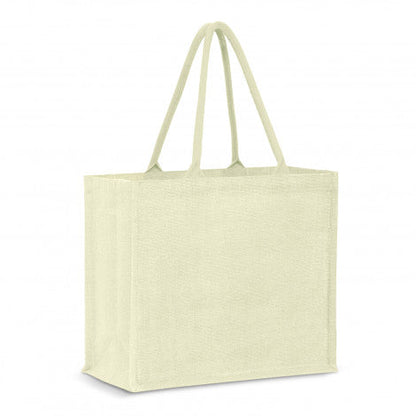 Modena Jute Tote Bag - Colour Match - Unbranded (Plain)