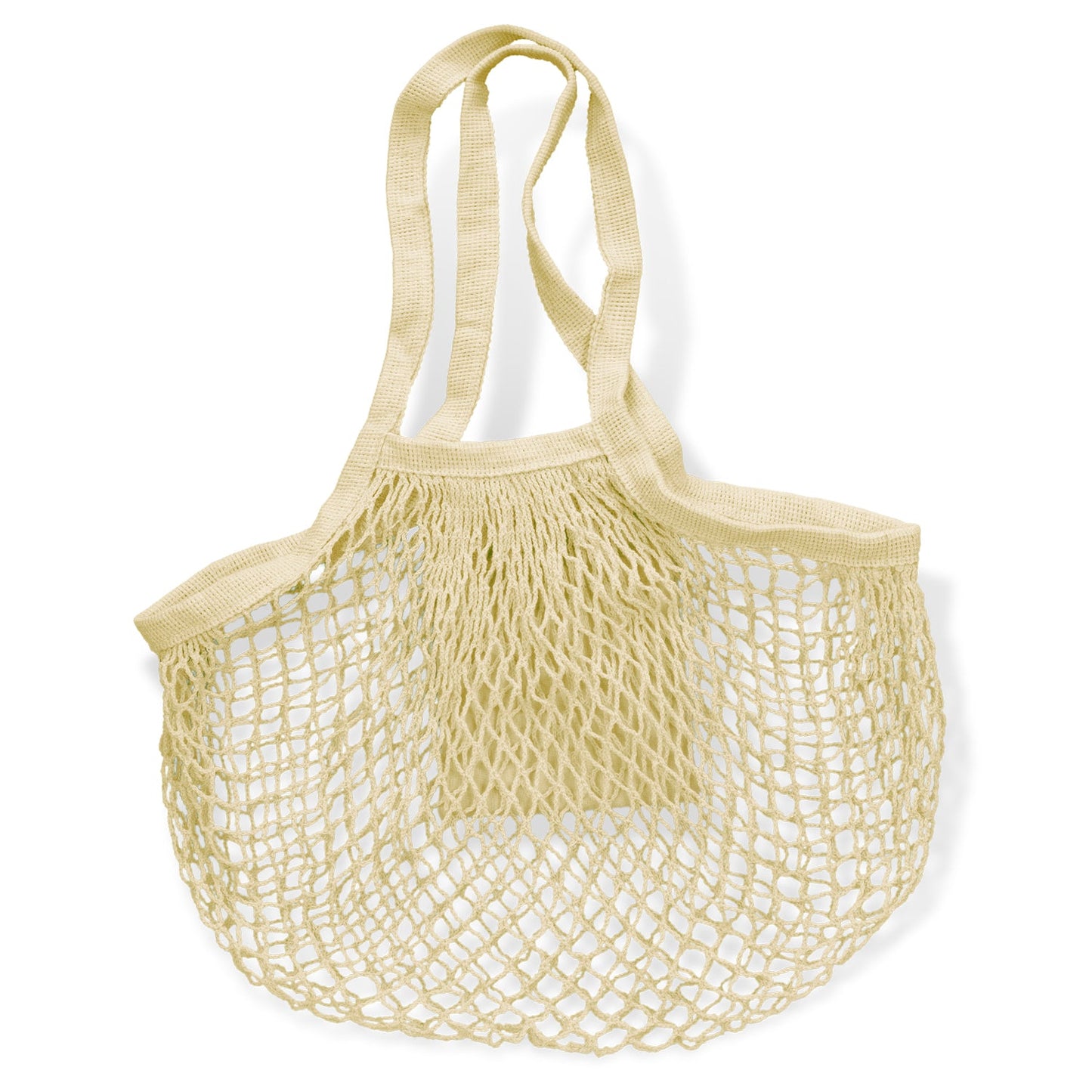 Cotton Mesh Foldaway Tote Bag - Unbranded (Plain)