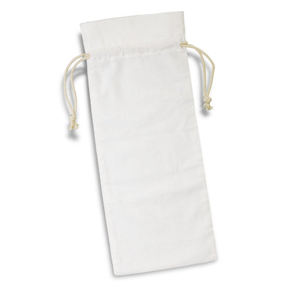 Cotton Wine Drawstring Bag - Unbranded (Plain)