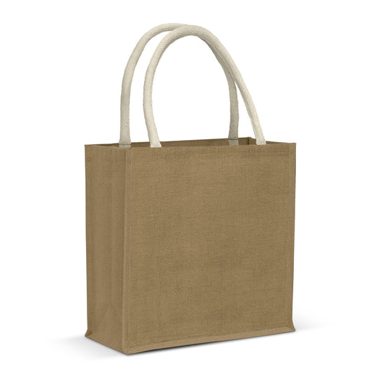Monza Starch Jute Tote Bag - Unbranded (Plain)