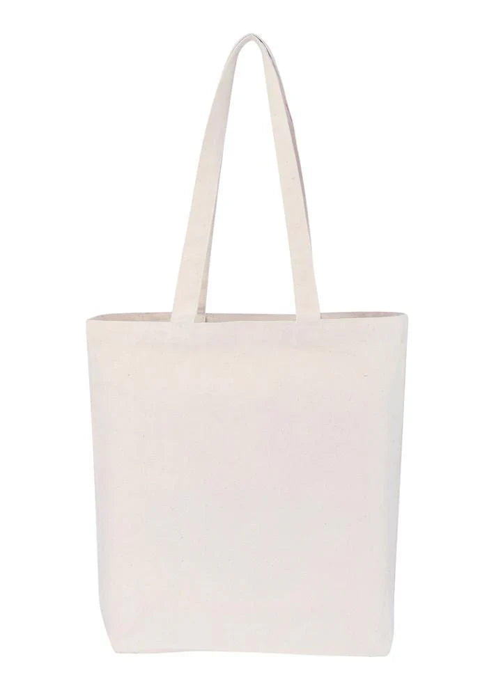 Canvas Tote With Bottom Only