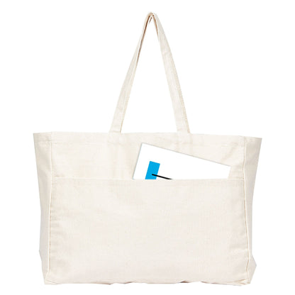 Delton Canvas Large Shopper - Unbranded (Plain)