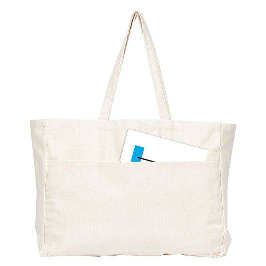 Delton Canvas Large Shopper - Unbranded (Plain)