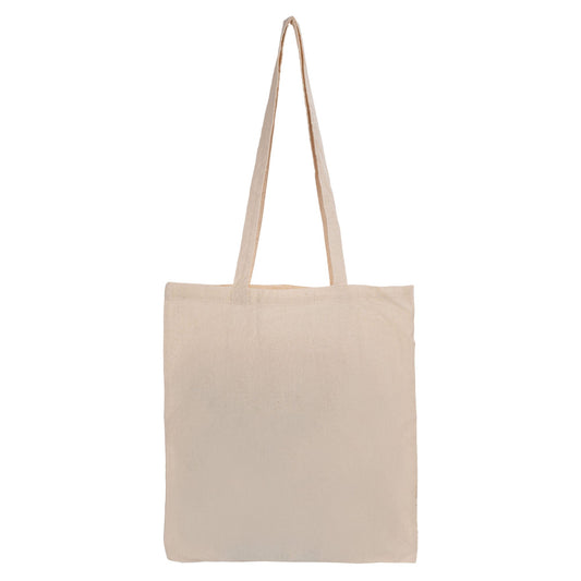 Colouring Long Handle Calico Shopper - Unbranded (Plain)