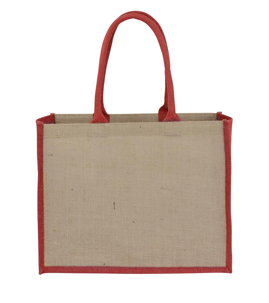 Jute Laminated Landscape - Red