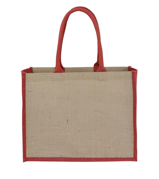 Jute Laminated Landscape - Red