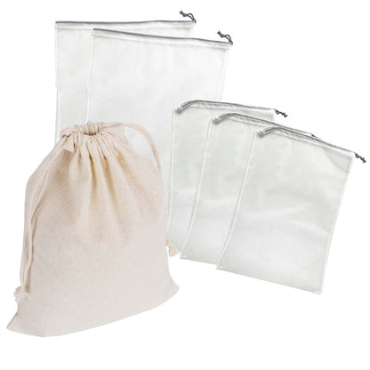 Nylon Mesh Produce Bag - Unbranded (Plain)