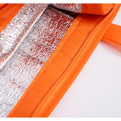 Non Woven Cooler Bag with Top Zip Closure - Unbranded (Plain)