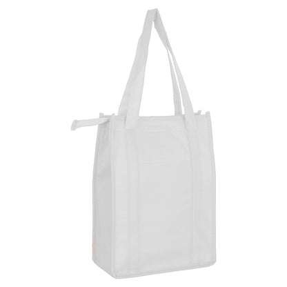 Non Woven Cooler Bag with Top Zip Closure - Unbranded (Plain)