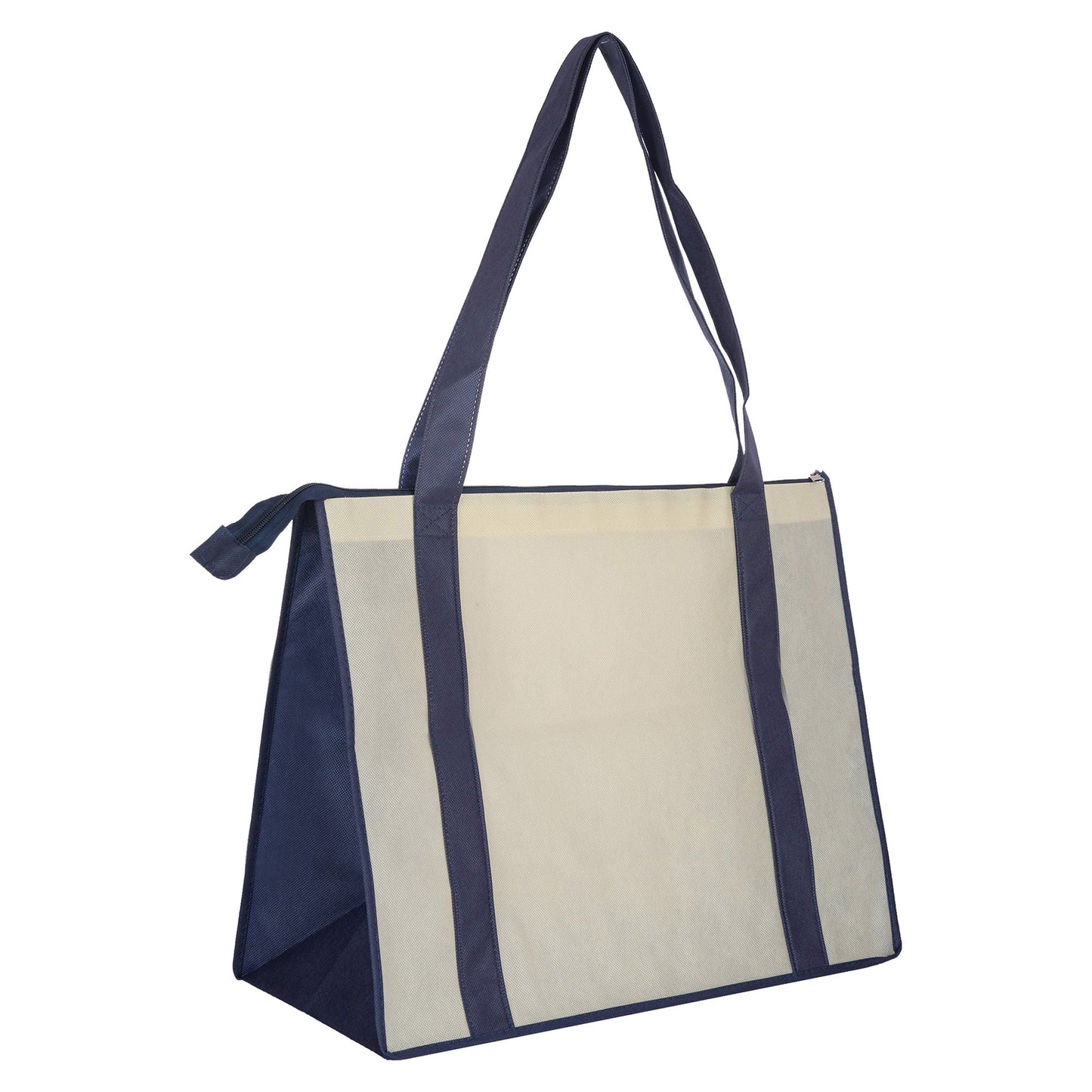 Non Woven Large Zipped Shopping Bag - Unbranded (Plain)