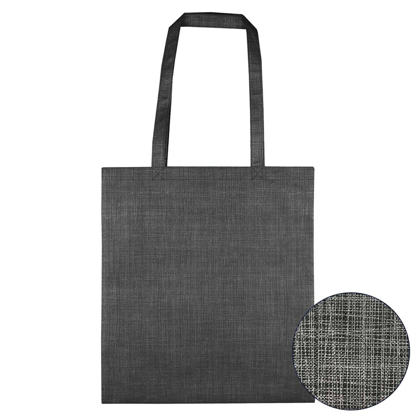 Silver Line Patterned Non Woven Bag - Unbranded (Plain)