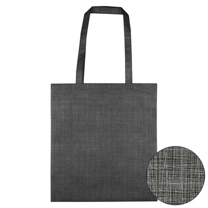 Silver Line Patterned Non Woven Bag - Unbranded (Plain)