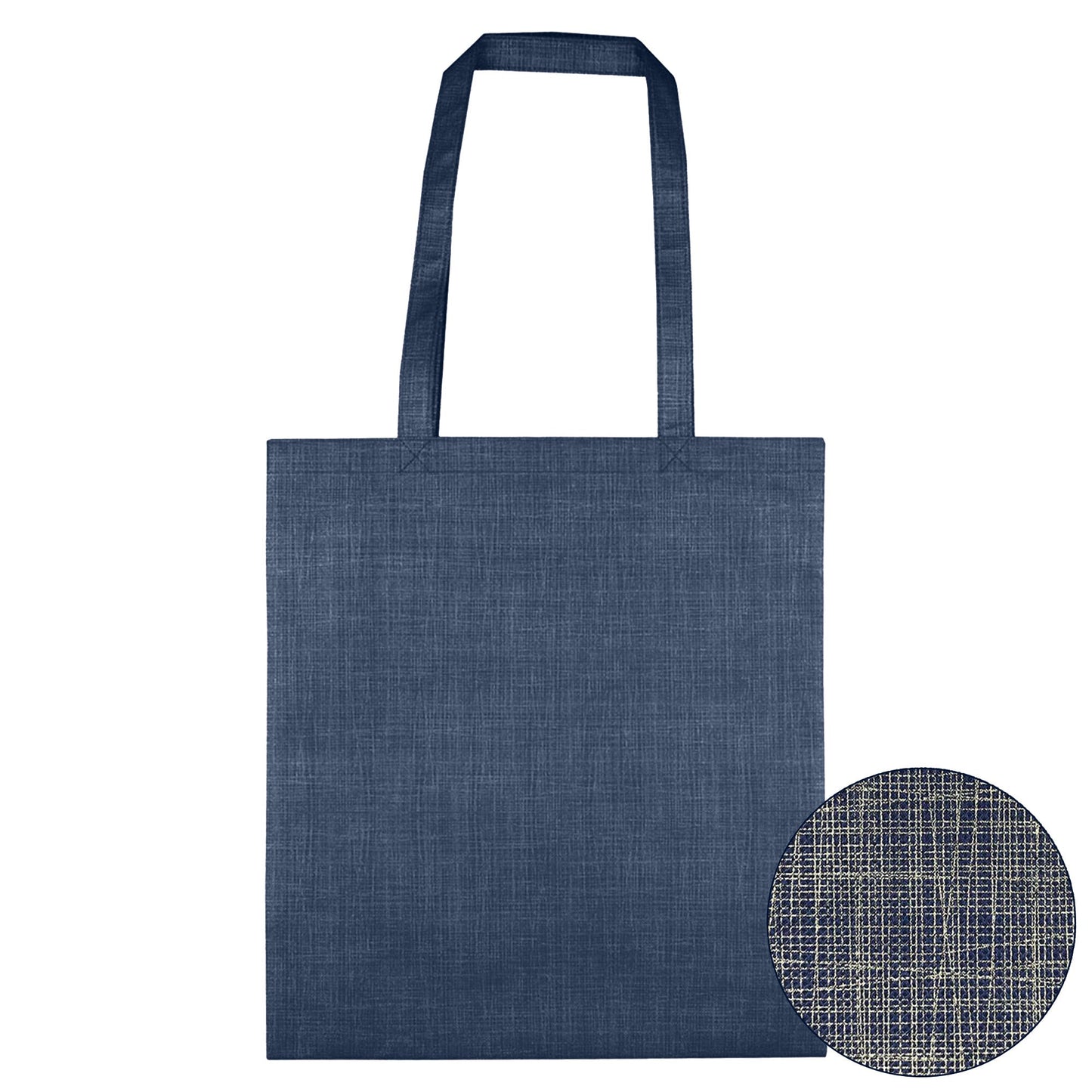 Silver Line Patterned Non Woven Bag - Unbranded (Plain)