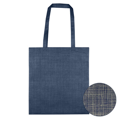 Silver Line Patterned Non Woven Bag - Unbranded (Plain)
